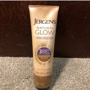 Jergens Natural Glow 3 Days To Glow Moisturizer Medium To Deep Skin Tones, 4oz